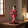 Japanse Geisha Pop Volkskunst Traditionele Beeldje Handgemaakt Meisje Ornament voor