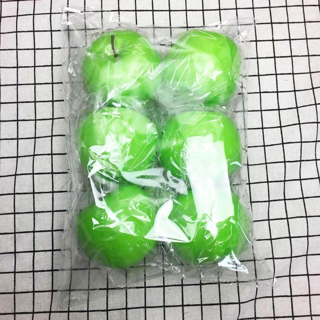 Simulated Fruit Model: Fake Apple for Early Childhood Education and Photography Props