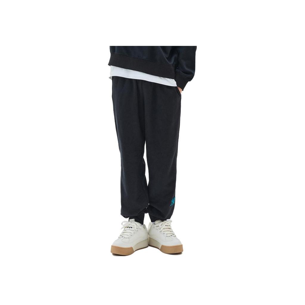 New MLB Knitted Sweatpants Unisex Black 3APTB0336-50BKS