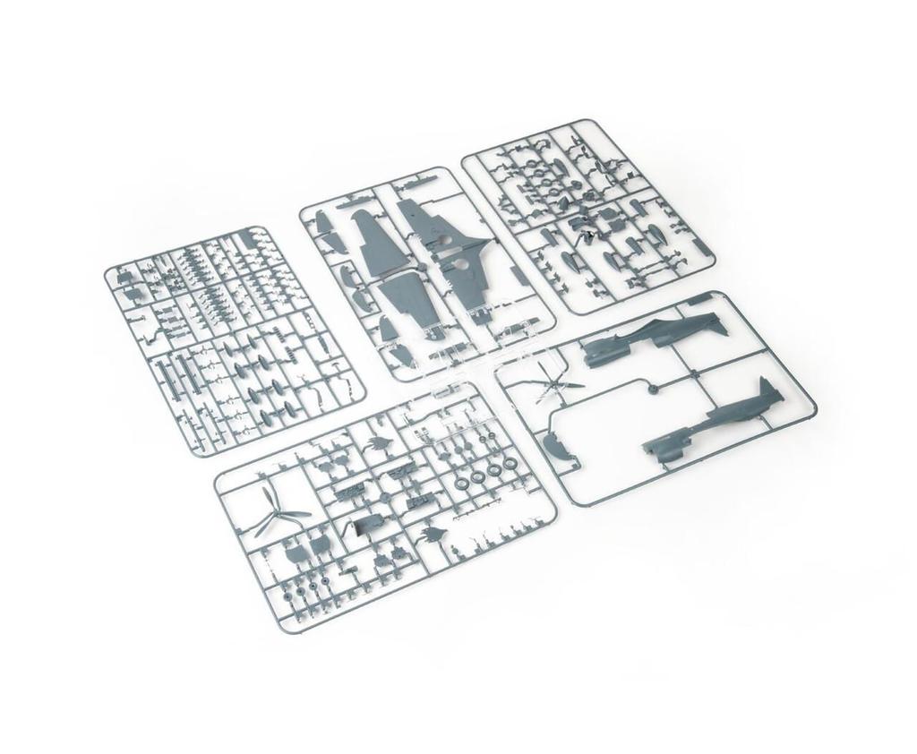 Eduard Profipack Warhawk Plastic Model Kit EDU82241 1/48 P-40E (Airplane)