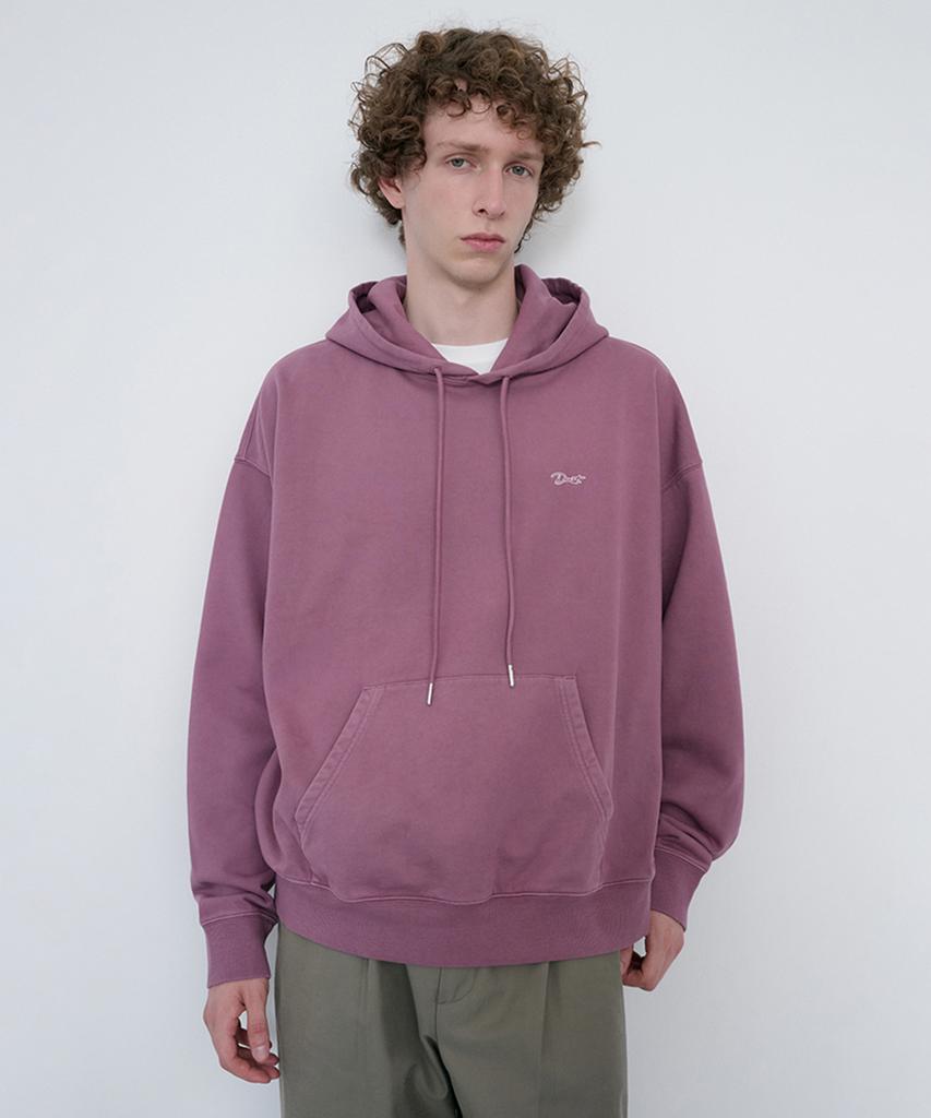 DUNST FOR MEN Unisex Garment Dyed Hoodie_Udts6C114_Purple