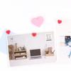 50pcs Metal Plastic Push Pins Heart Shape Thumb Tacks Decorative Studs  Office Binding Supplies