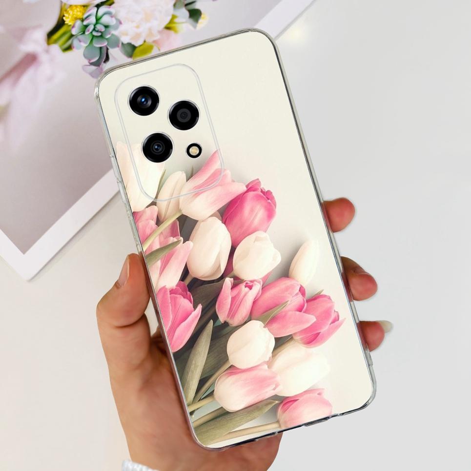Flower Butterfly Women Fashion Back Cover For Huawei Honor 200 Lite Honor 200 Pro Phone Funda Transparent Soft TPU Honor200 Etui