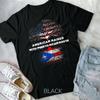 American Raised with Puerto Rican Roots Puerto Rico Unisex Form T-shirt