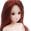 Bambola Nuda Principessa FR Girl BABI 30cm 1/6 BJD Occhi Realistici 3D 26 Giunture Mobili Pelle Bianca Bambola Nuda Giocattoli per Casa delle Bambole e Vestire