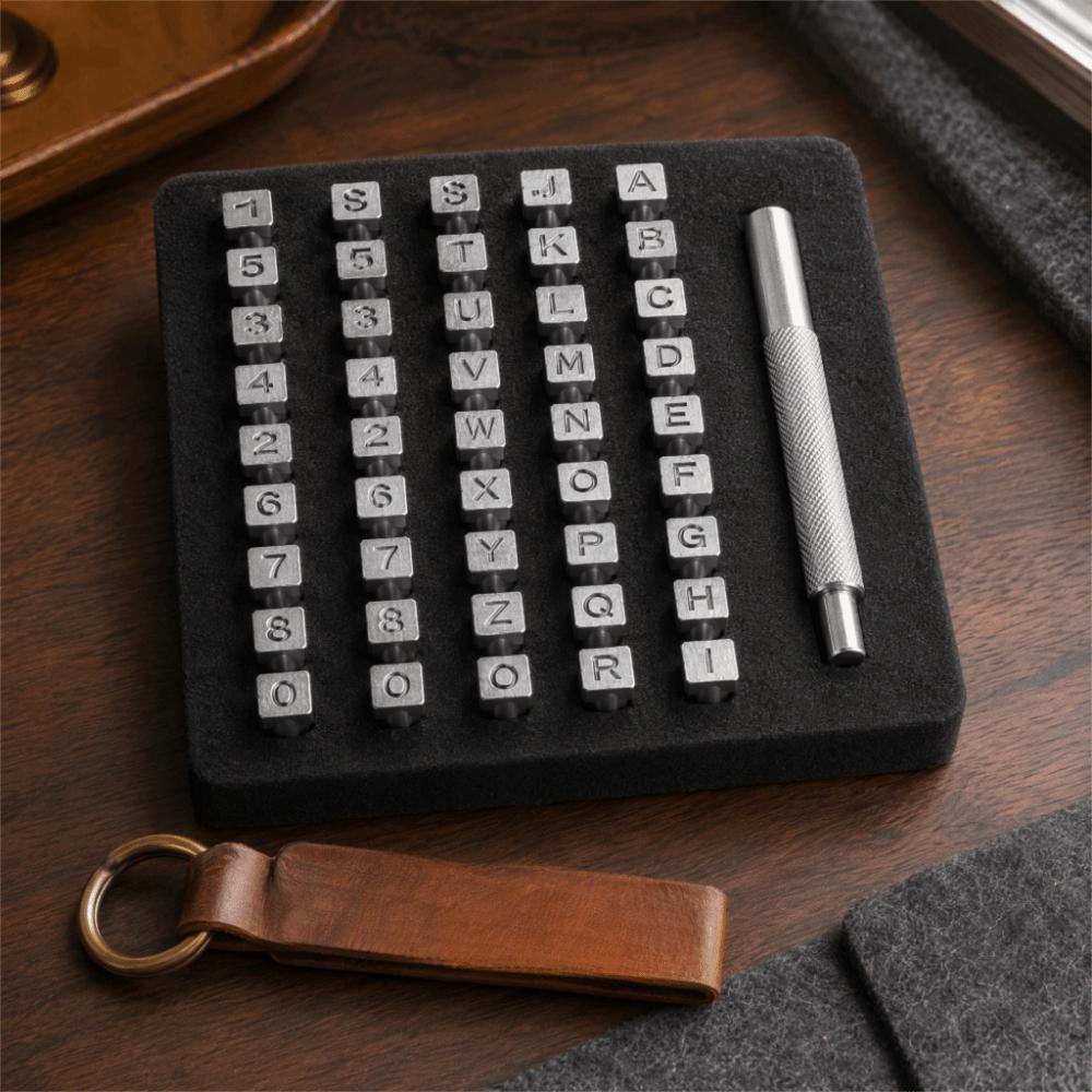 37pcs Stamping Dies Number Punch Set Punch Tool Leather Hand Tool  DIY Projects