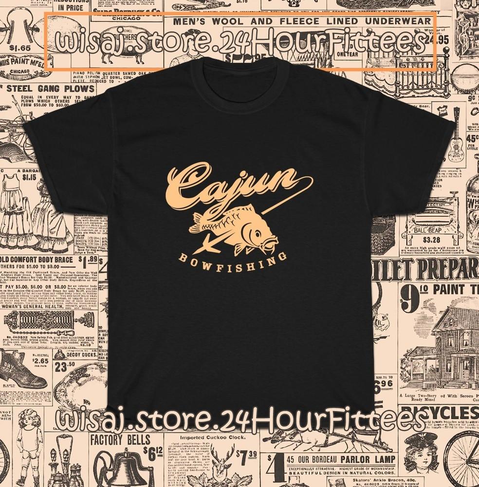 

New Cajun Bowfishing Reels Logo Men039s TShirt American Size S5XL TShirt Unisex T-Shirt L