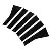 6PCS Car Door Window Pillar Posts Cover Trim Exterior Door Window Pillar Panel Decorative Cover Replacement for     Cherokee 2011-2021