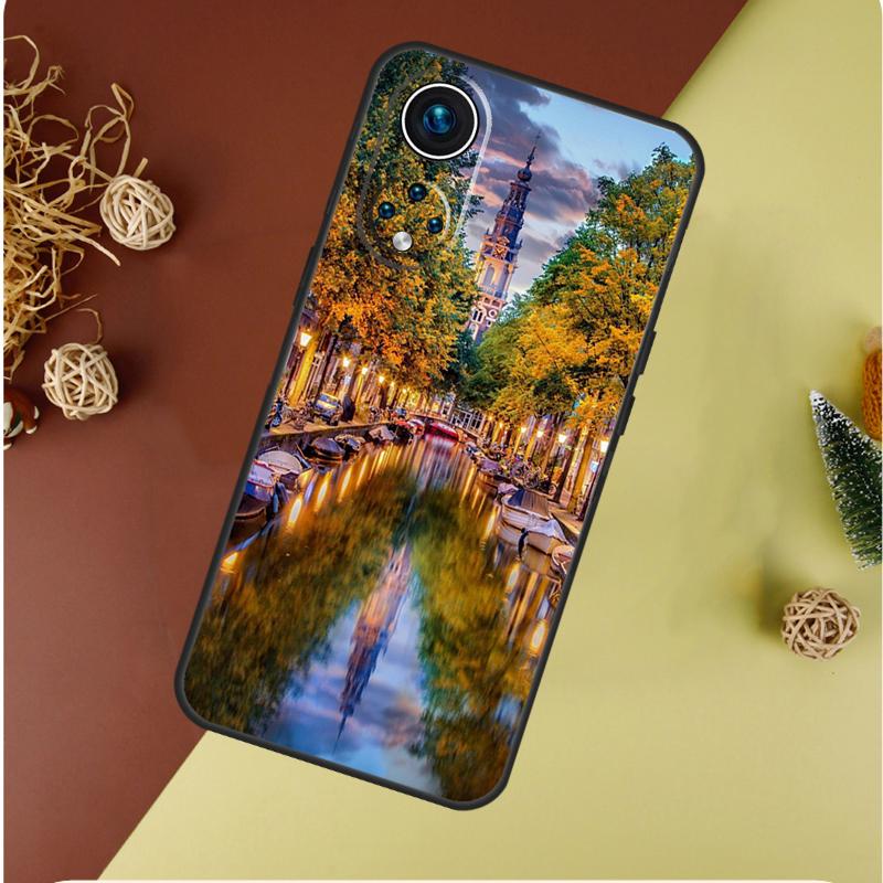 Travel landscape Italy France London Case For Honor X9c X8a X8b X9b X9a X8 X9 50 70 90 Lite Honor 200 Pro Magic 5 6 7 Lite Cover