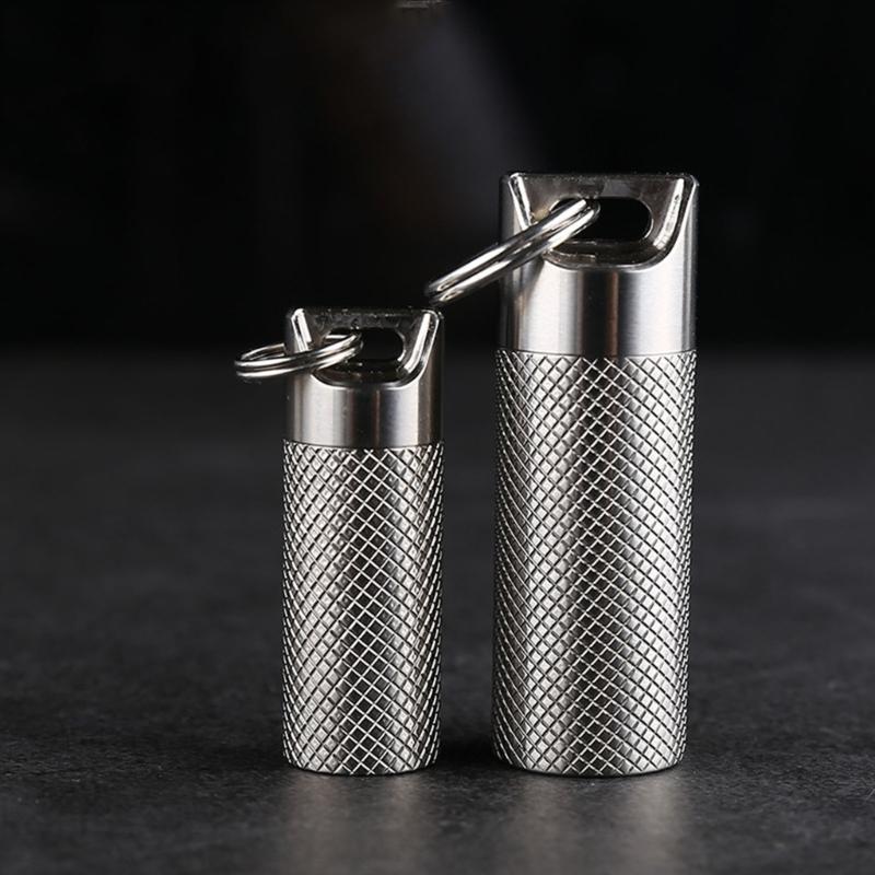 Outdoor Waterproofed Tube Camping Backpacking Container Lighter Holder for Kayaking Backpacking Gear