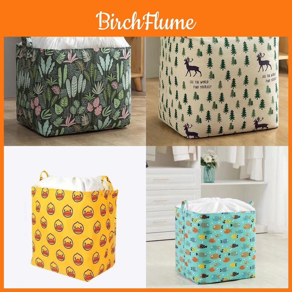 Foldable Fabric Storage Bin With Large Capacity For Bedroom Closet Organization