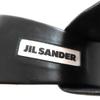 Excellent JIL SANDER Sandals Bicolor Leather Black Leather Women 35 J15WP0112 Used