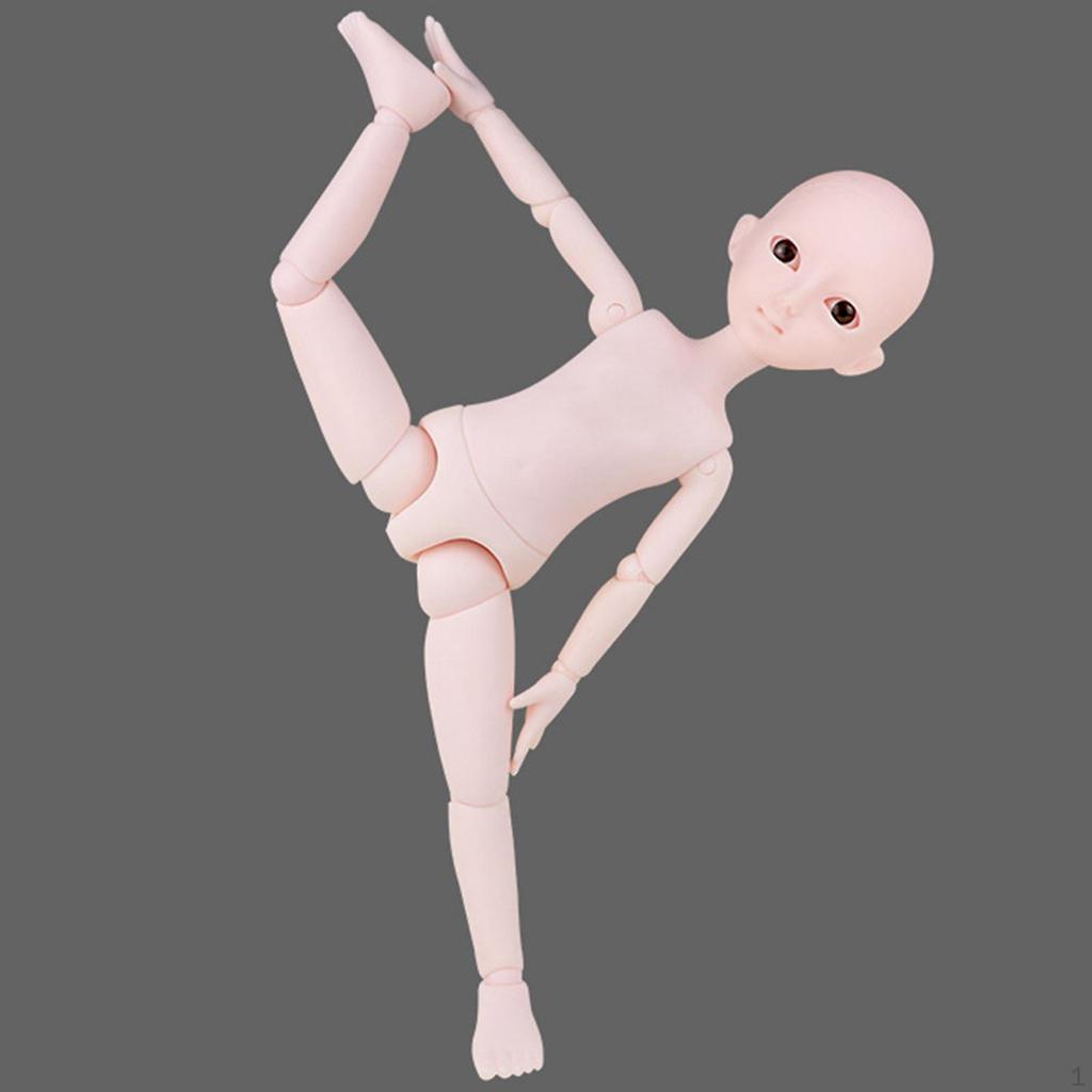 12Inches Ball Jointed Dolls Handmade for DIY Makeup Display Decoration