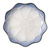European Lotus Ceramic Irregular Plate and Salad Bowl Set