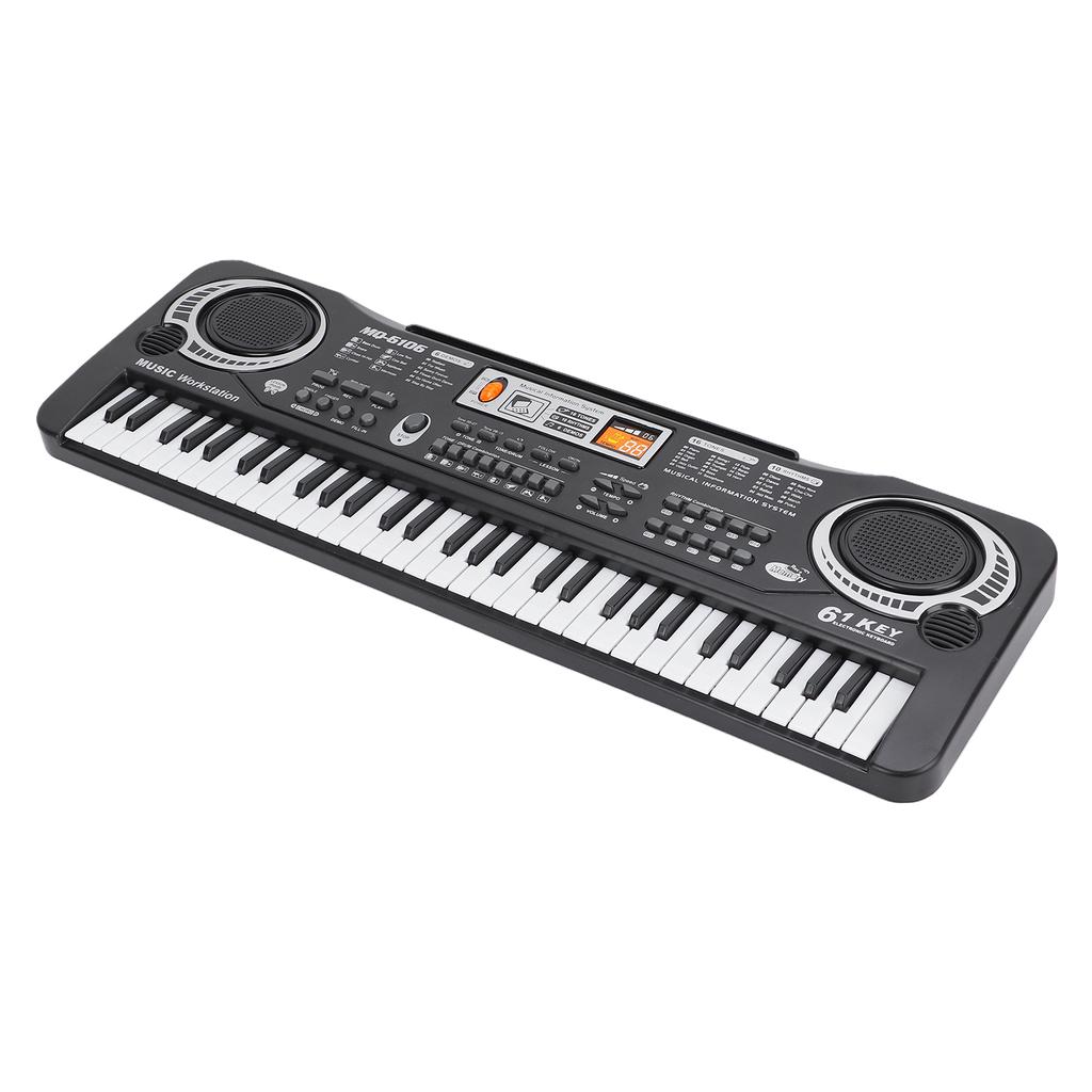 Children 61 Keys Electronic Organ Baby Early Education Educational Little Piano ToyUS Plug 110V