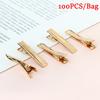 100pcs 3.0cm Metal Hair Alligator Clips Women Girls Small DIY Hair Clip Jewelry Hairpin Hair Styling Tools Accessories