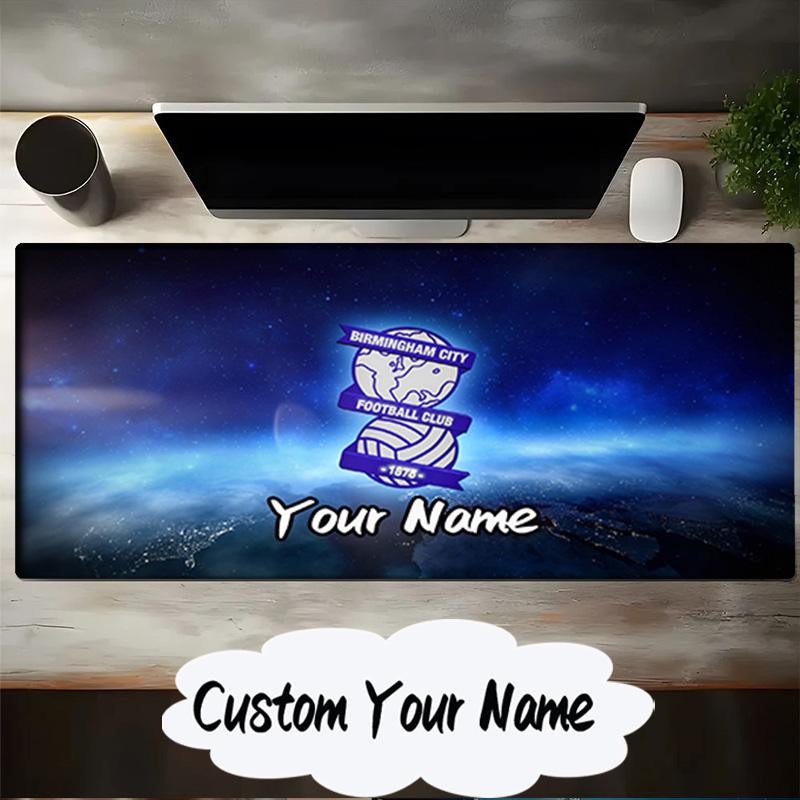 Custom Name Mouse pad Birmingham Football Club Mouse pad, Gaming Mouse Pad, keyboard pad, Desk Decor for computer notebook Fan Birthday Gift