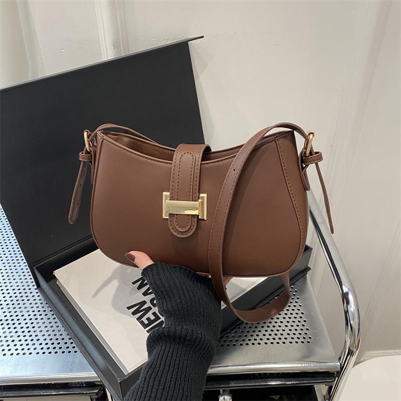 French Niche Fashion Retro Underarm Bag Women's 2025 New Trendy Baguette Bag Handbag Medieval Shoulder Bag Trendy