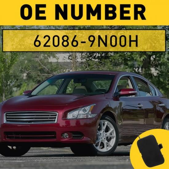 Für 2009-2014 Nissan Maxima Frontstoßstange Abschleppöse Haken Zugang Abdeckkappe Schwarz EXV