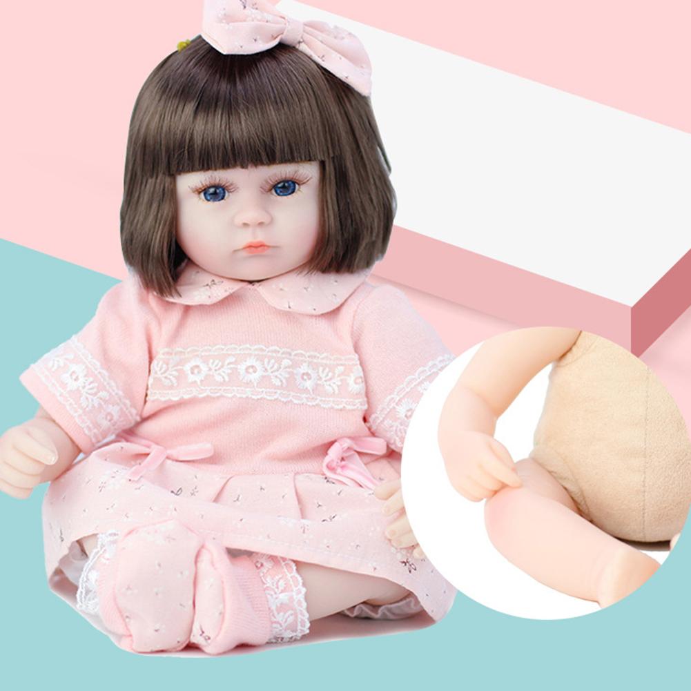 42cm Simulation Baby Doll Toy Newborn Reborn Baby Dolls with Clothes Silicone Baby Playmate Doll Children Day Toys Birthday Toy
