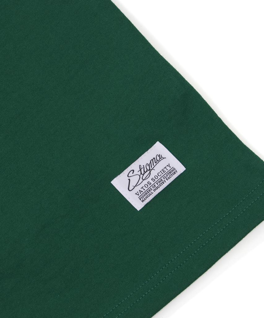 STIGMA Nerd Semi-Oversized T-Shirts Green