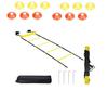 Training Equipment Football Training Kit Agility Ladder Pace Ladder with 12 Cones 8 Sheets