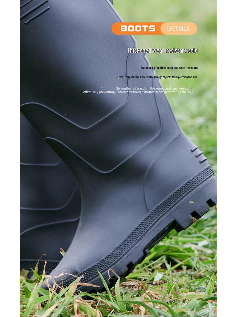 Shark Ultralight Waterproof Wading Pants with Rain Boots for Fishing