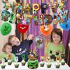 Miner Birthday Party Supplies Pixel Theme Include Cake Topper Banner Balloons
