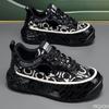 Trendy Thick Soled Men's Shoes 2025 Spring New Height Increasing Breathable Sports and Leisure Men's Vulcanized Shoes Sneakers