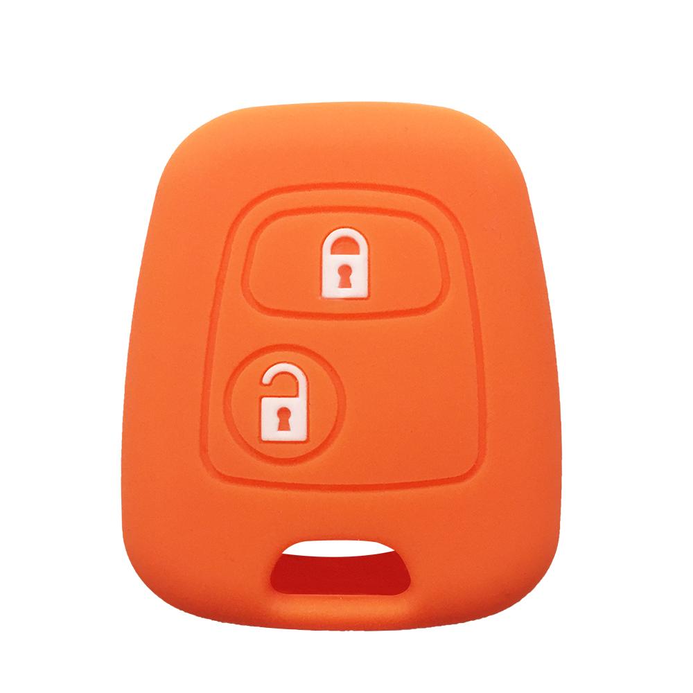 Key Cover Case for Citroen C1 C2 C3 C4 Saxo Xsara Picasso Key Cap for Peugeot 107 206 207 306 307 407 Key Case for Toyota Aygo