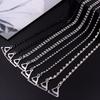 2pcs Adjustable Shoulder Straps Fashion Accessories Crystals Body Jewelry Women Rhinestones Bras Strap Wedding Dress