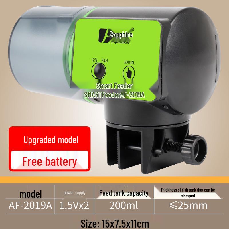 LCD Display Automatic Fish Feeder for Aquariums