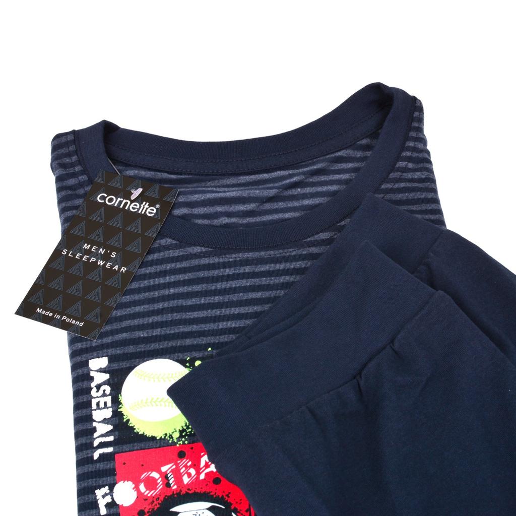 Cornette Men's WINNER Pajamas 308/258 Cotton Navy Stripes
