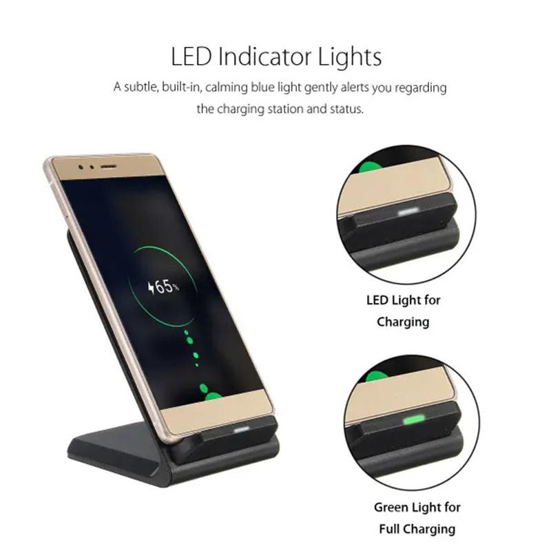 15W Fast Wireless Charging Mobile Phone Holder Dock