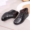 2025 one-pedal velvet cotton shoes to keep warm mother shoes non-slip thickened middle-aged and elderly cotton shoes flat-bottomed non-slip gran