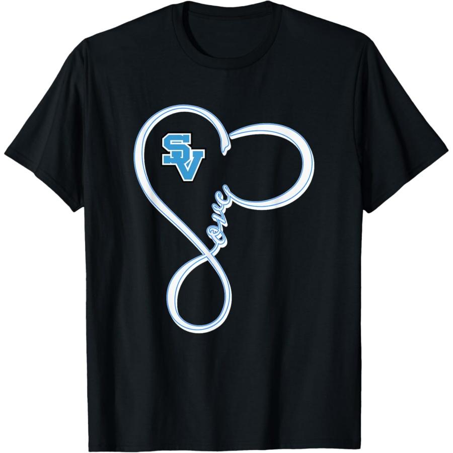 Seneca Valley Raiders Logo Infinity Love HS T-Shirt S