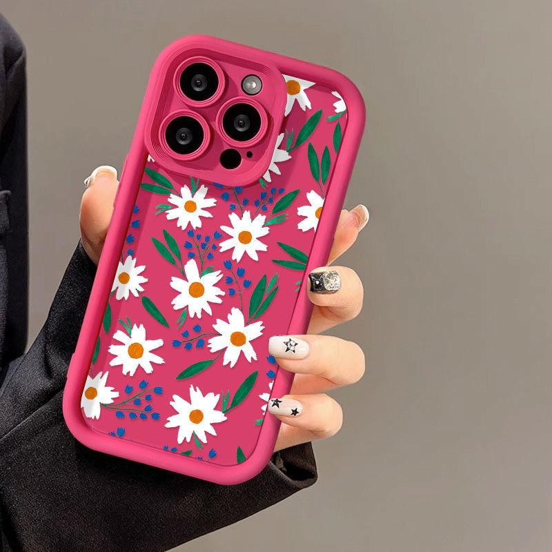 White Flower for iPhone17ProMax Phone Case 14 Apple 13 Matte 12/15 Premium 11 Soft Case