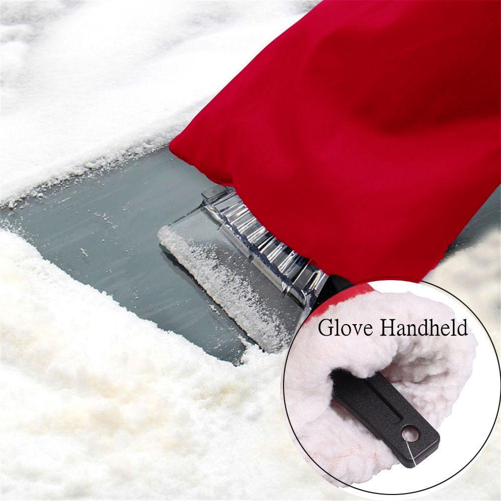 

Car-styling Vehicle Cleaning Tool Warm Handheld Glove Windshield Ice Scraper Snow Shovel Removal