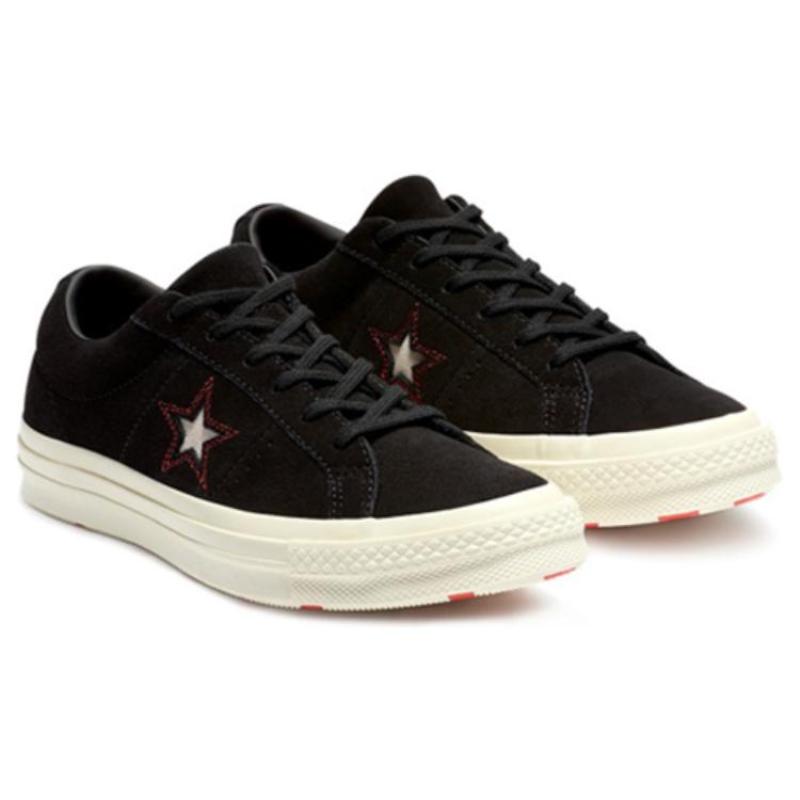 Converse One Star Series Low Top Canvas Shoes Unisex Black