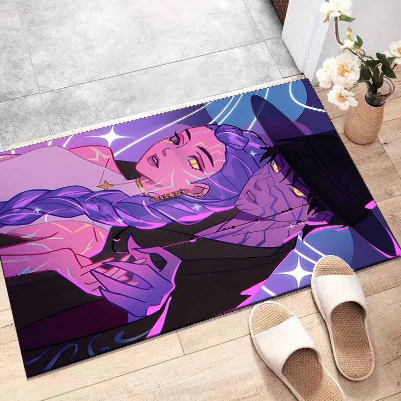 KPOP Hunter Polyester Carpet, Soft Indoor Mat for Office Chair, Living Room, Computer Desk - Decorative Home Office Rug Design