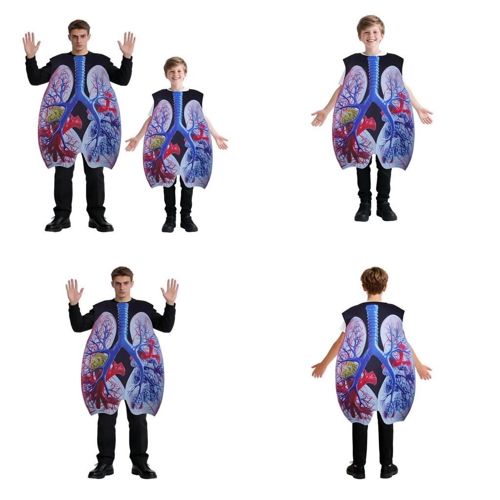 Game Character Lung Cosplay Costume With Digital Print For Halloween And Stage Performances