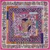 Silk Scarf Women Large Shawls Stoles Cashew Print Square Scarves Echarpes Foulards Femme Wrap Bandanas 130*130CM