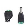 5PCS 12V DC Power Connector Plug Jack 2.1mmx5.5mm Adapter Male Female Socket Barrel for CCTV Camera LED Strip Supply Terminal