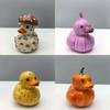 Whimsical Vegetable Duck Resin Sculpture For Home Decor And Collectors