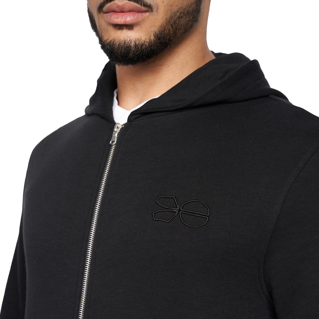 Crosshatch Mens Braxson Full Zip Hoodie