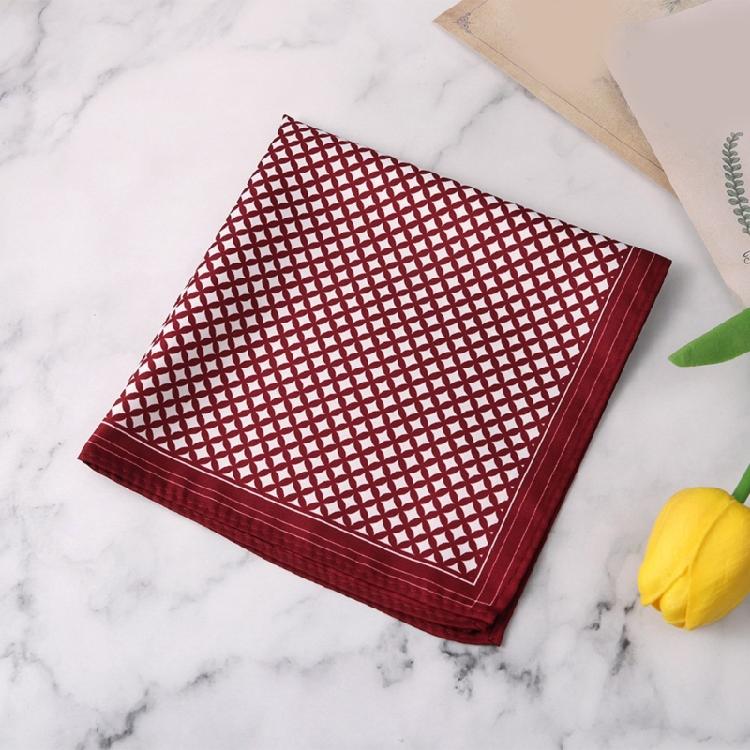 Floral Pocket Square Handkerchief for Men Square Hankies Bandana 13inch