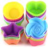 24-Cavity Silicone Muffin Pan Set, Axroad Mall, Nonstick Baking Cups, Oven Safe -30°C To +230°C, Easy Release Reusable Multicolor