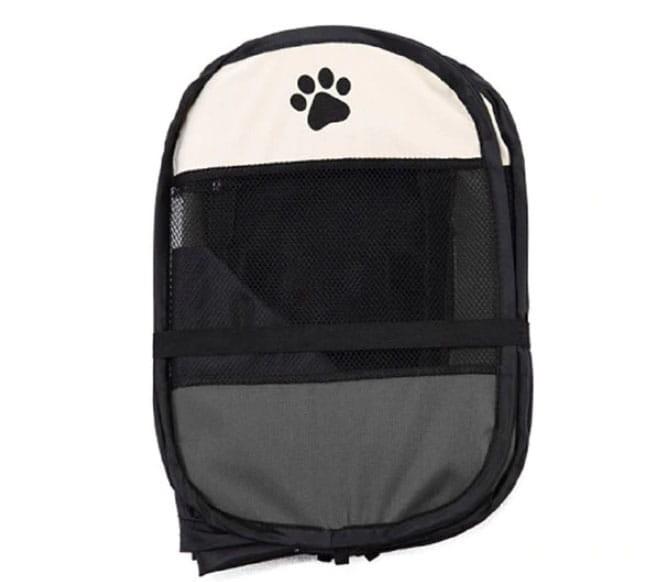 Dog/cat playpen 74x74x43cm - gray