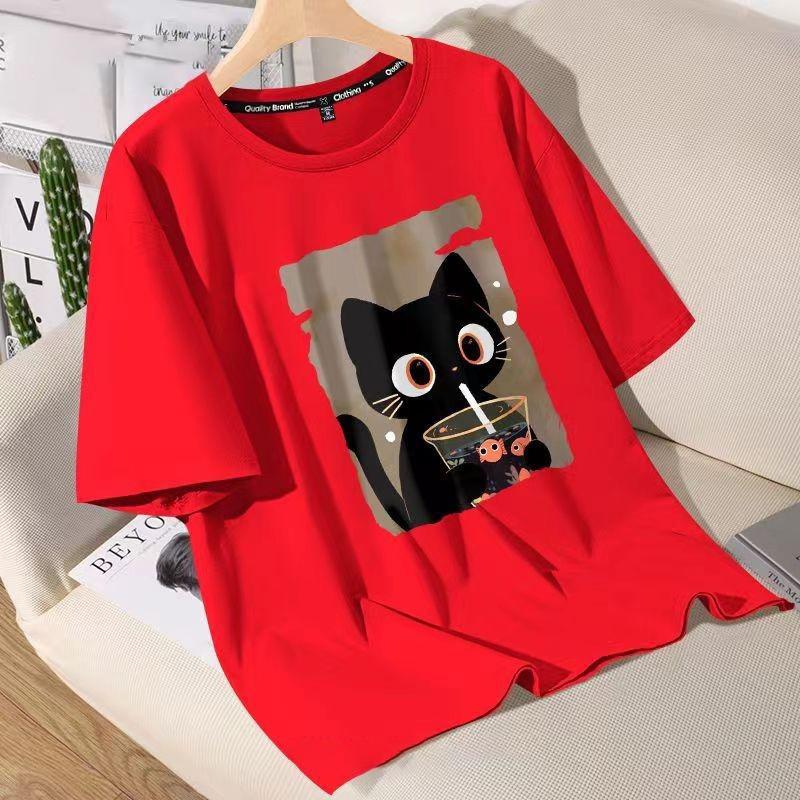 Funny Cartoon Cat 3D Printed Kids Adult T-shirt Summer Women's and Men's Casual Outdoor Girl and Boy Short Sleeve Tees Top Pullover