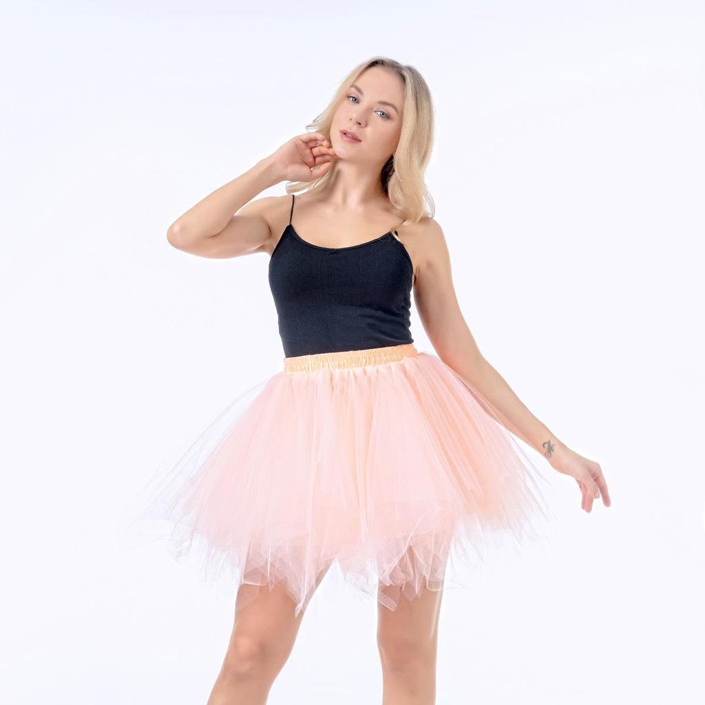 Adult Encrypted Mesh Spliced Tutu Skirt for Performance, Running, Halloween, and Christmas Gifts